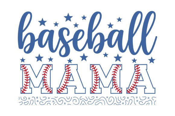 Baseball Mama SVG Design: A Versatile Graphic for T-Shirt and Branding Projects