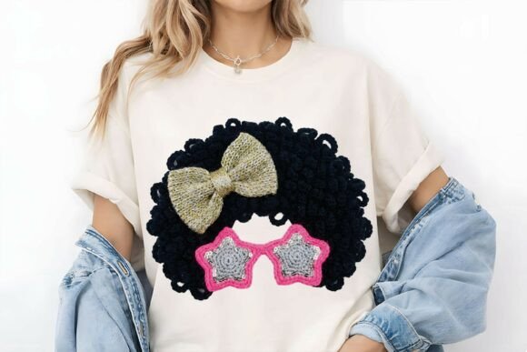 Faux Yarn Crochet Mom Life Style Png: A Unique Graphic for Local Branding