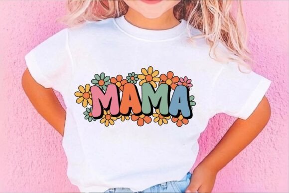 Floral Wreath MAMA SVG - Elegant Flower