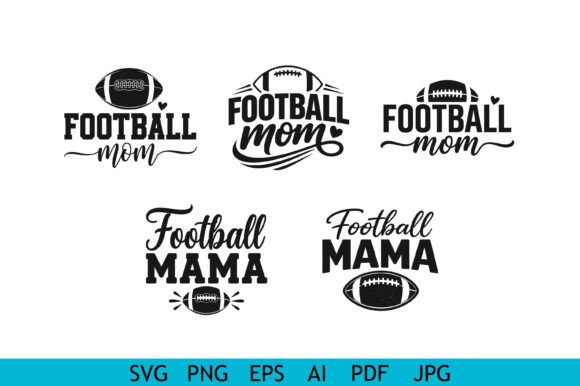 Football Mom Mama Bundle Script Heart Review