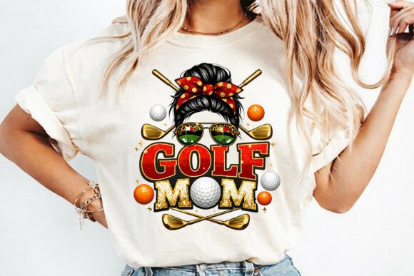 Golf Mom Stylish Sport PNG T-Shirt Review