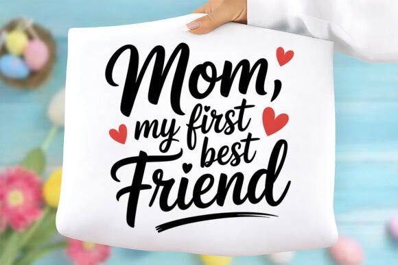 Mom My First Best Friend PNG: A Heartfelt Graphic for T-Shirt Designs